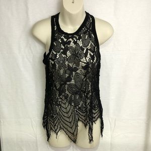 BKE lace tank top